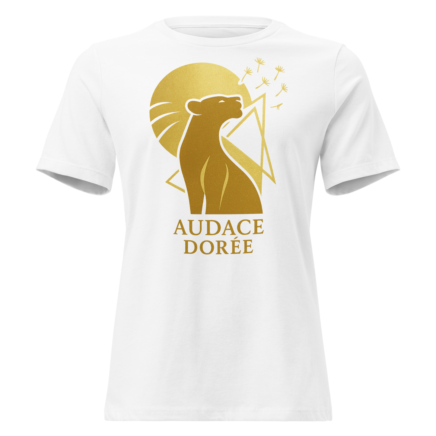 Women's Relaxed T-Shirt ✨ Audace Dorée – L’élégance au quotidien ✨