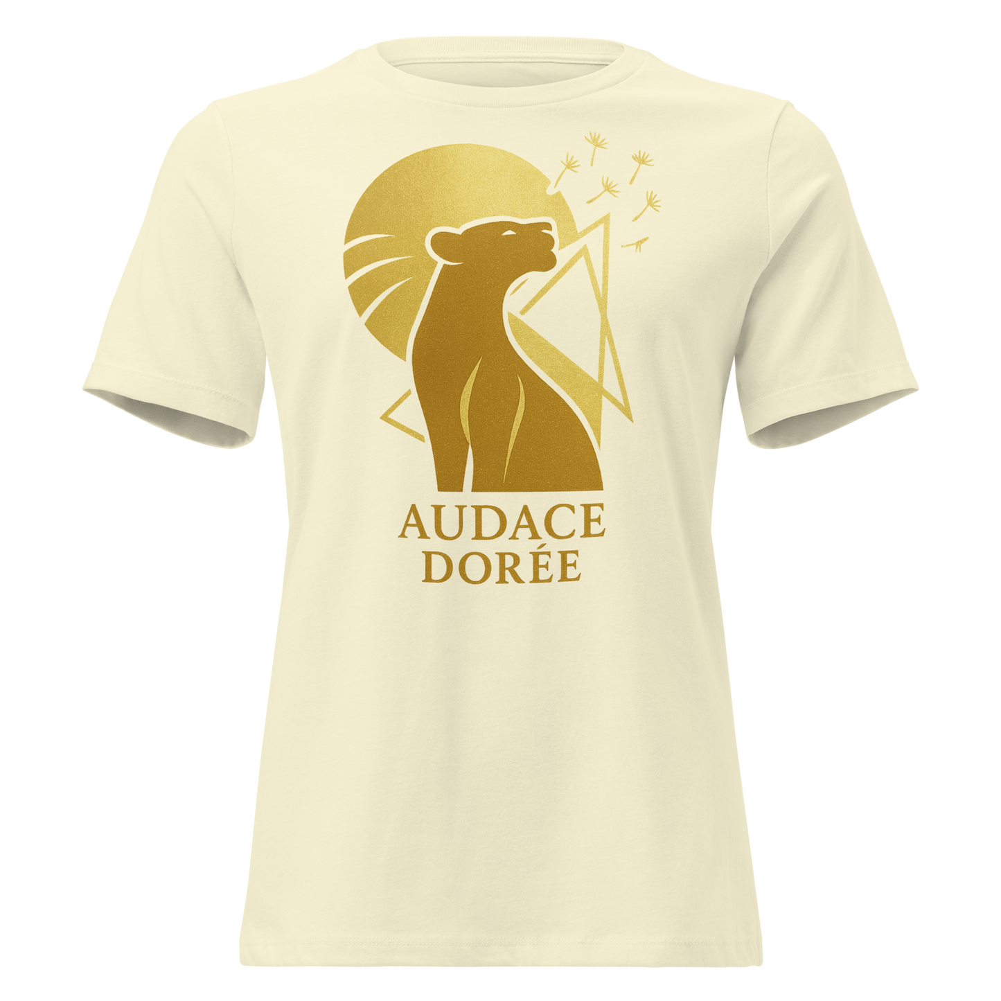 Women's Relaxed T-Shirt ✨ Audace Dorée – L’élégance au quotidien ✨