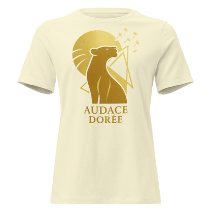 Women's Relaxed T-Shirt ✨ Audace Dorée – L’élégance au quotidien ✨