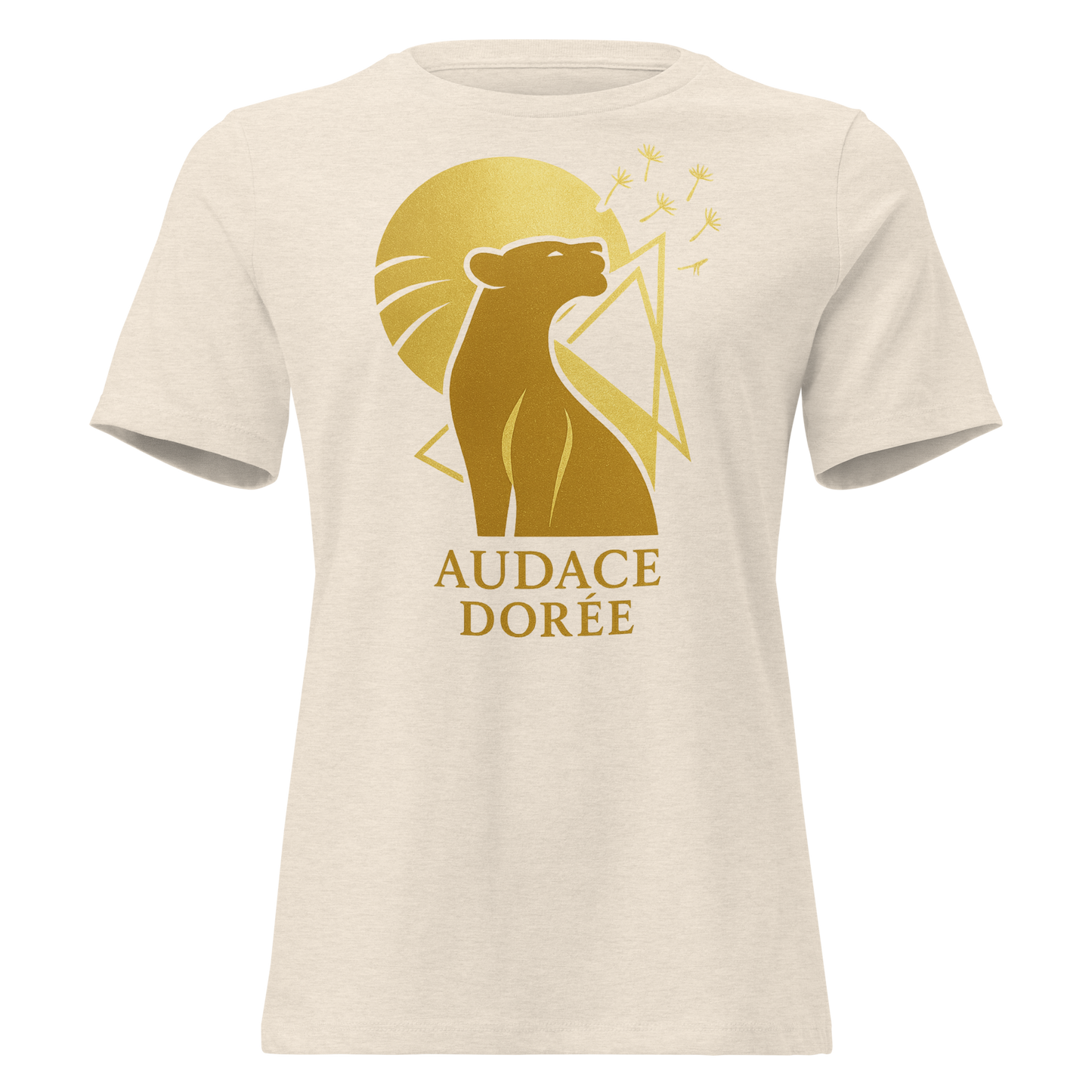 Women's Relaxed T-Shirt ✨ Audace Dorée – L’élégance au quotidien ✨
