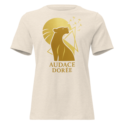 Women's Relaxed T-Shirt ✨ Audace Dorée – L’élégance au quotidien ✨
