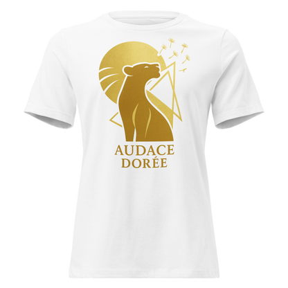 Women's Relaxed T-Shirt ✨ Audace Dorée – L’élégance au quotidien ✨
