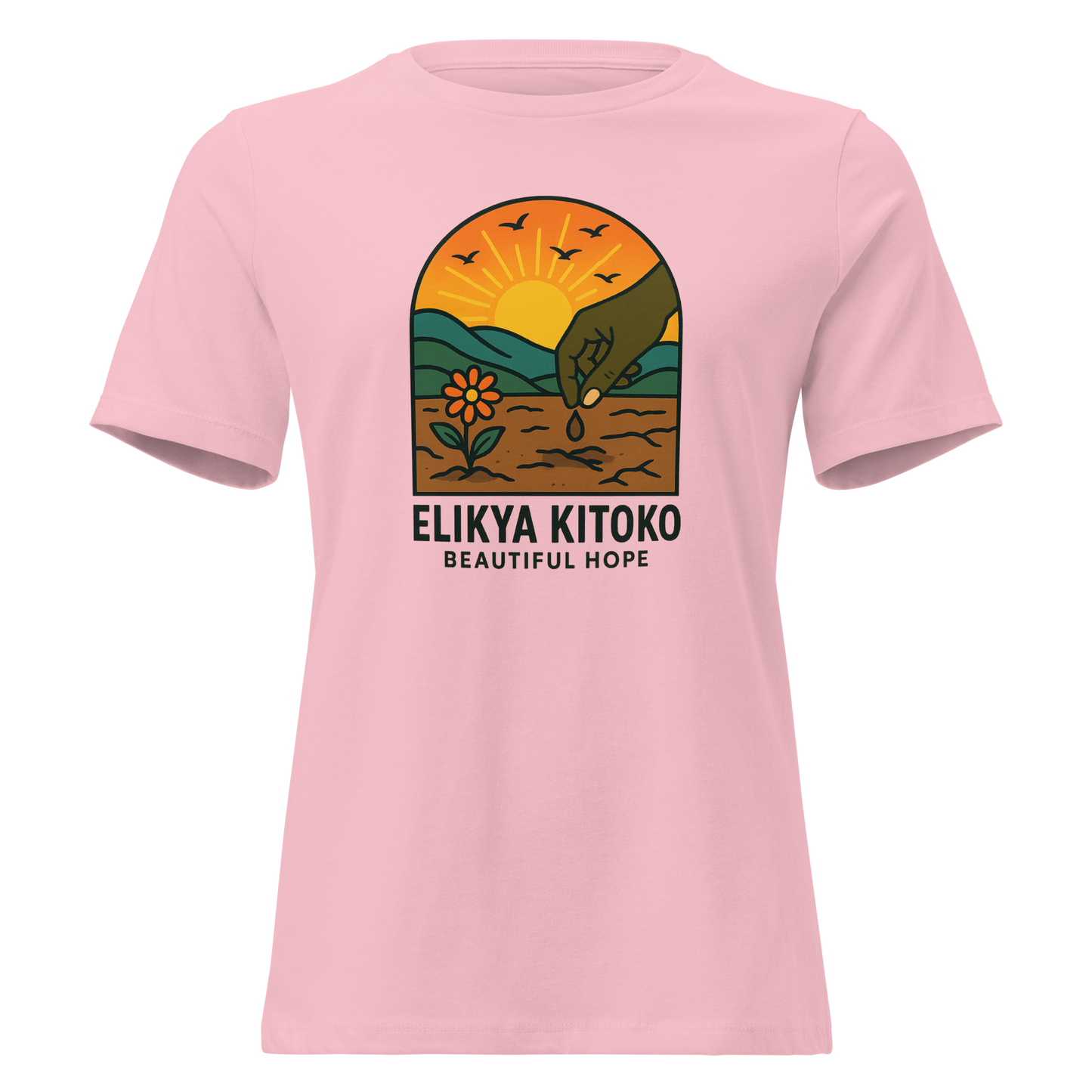 Women's Relaxed T-Shirt ✨ Elikya Kitoko – L’Espoir est Beau ✨