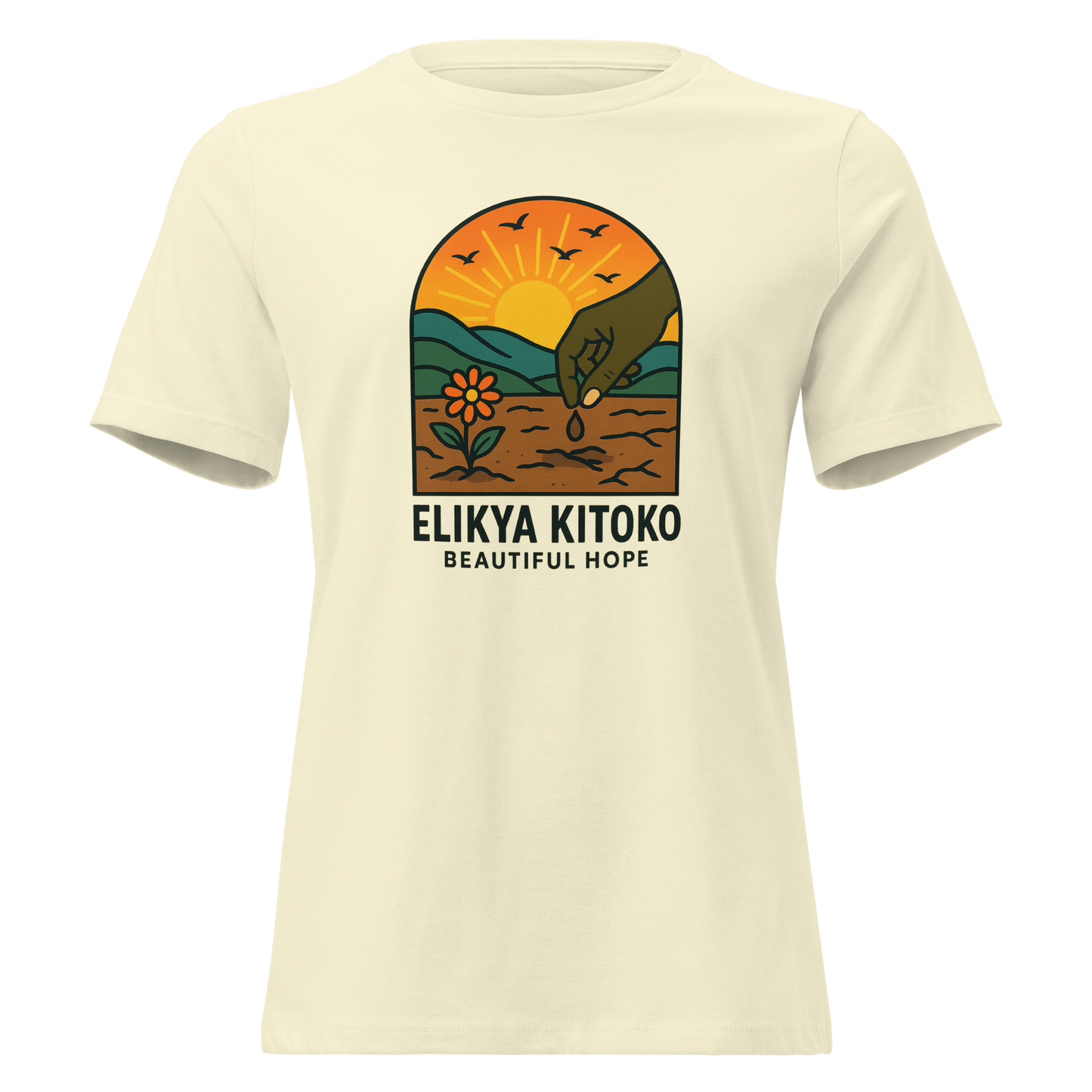 Women's Relaxed T-Shirt ✨ Elikya Kitoko – L’Espoir est Beau ✨