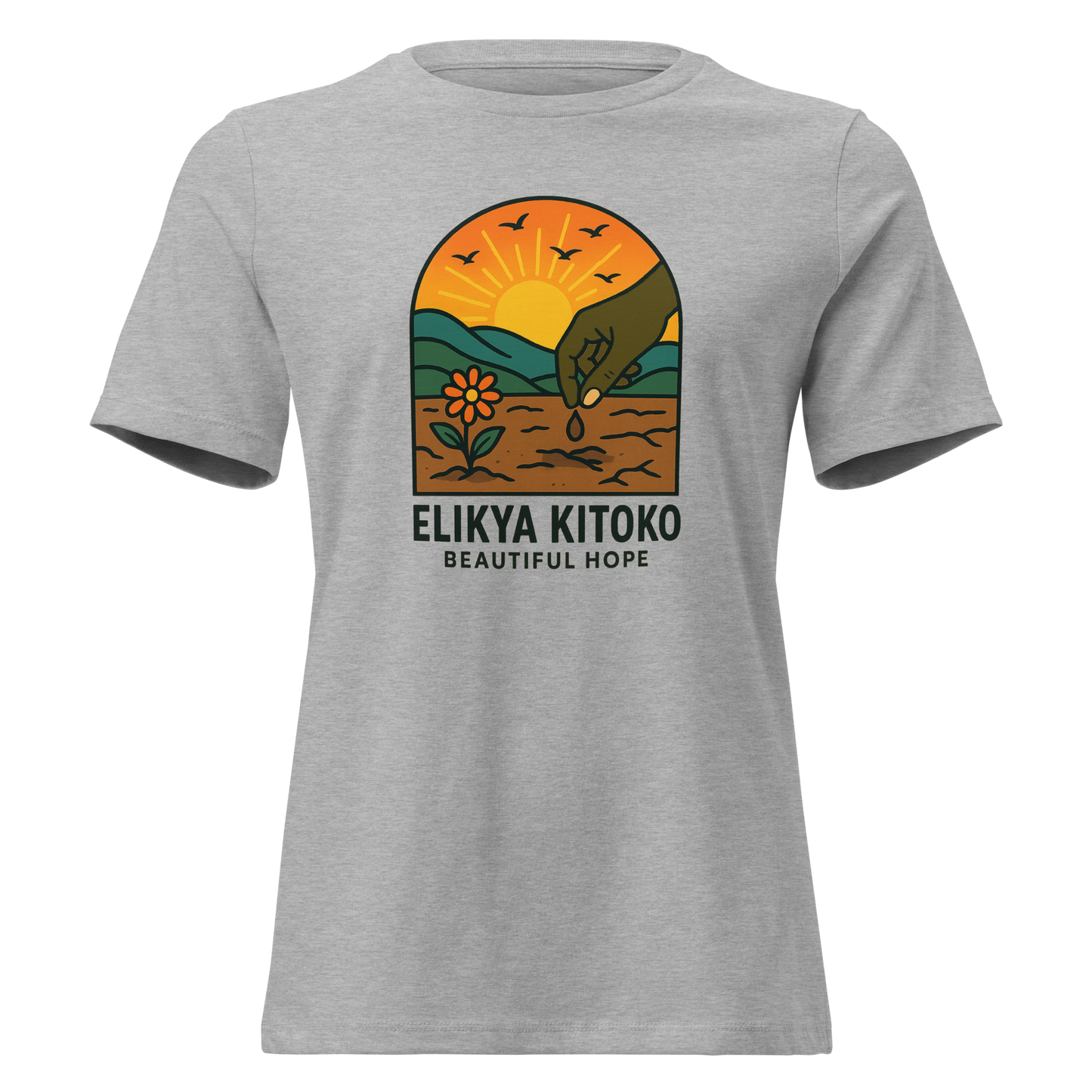 Women's Relaxed T-Shirt ✨ Elikya Kitoko – L’Espoir est Beau ✨