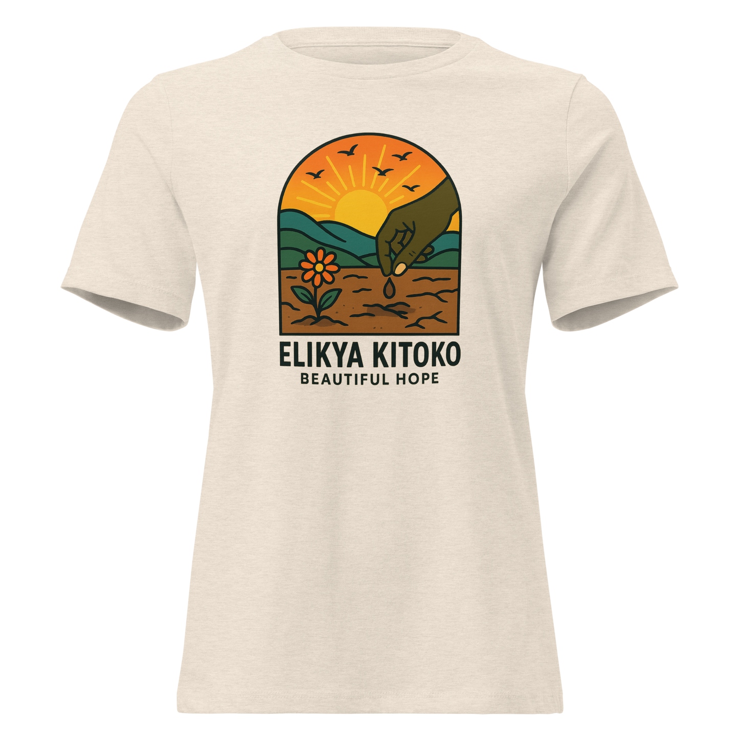 Women's Relaxed T-Shirt ✨ Elikya Kitoko – L’Espoir est Beau ✨