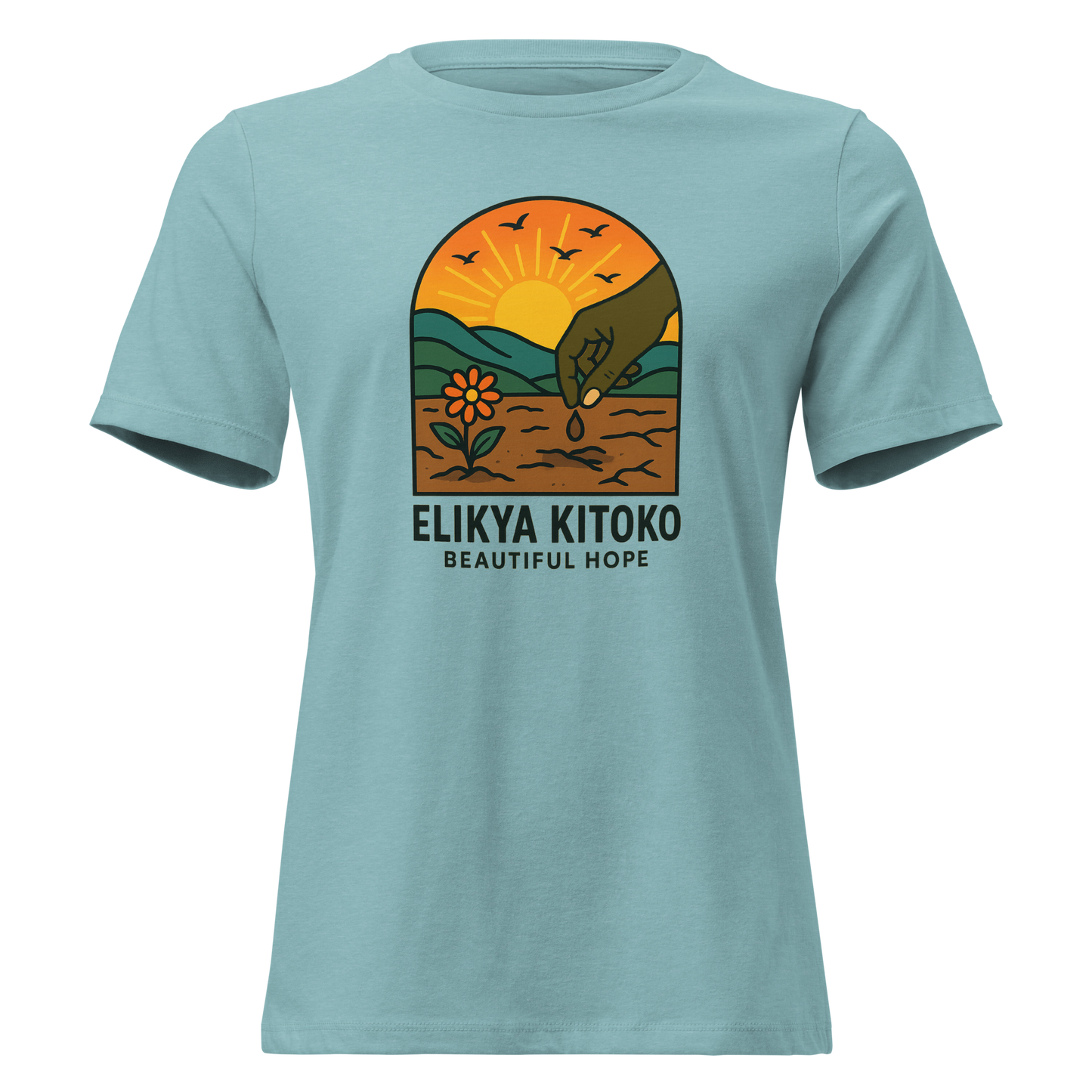 Women's Relaxed T-Shirt ✨ Elikya Kitoko – L’Espoir est Beau ✨