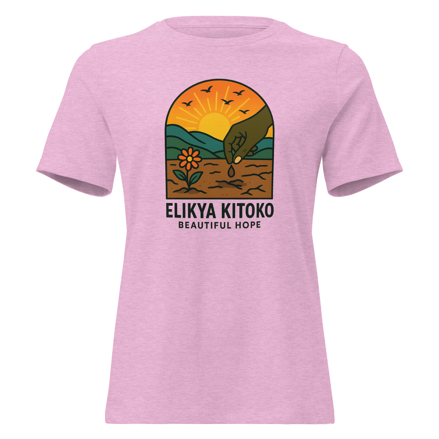 Women's Relaxed T-Shirt ✨ Elikya Kitoko – L’Espoir est Beau ✨