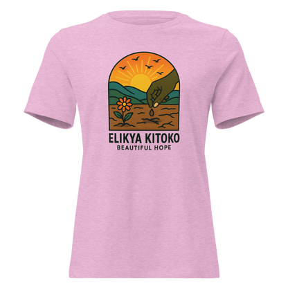 Women's Relaxed T-Shirt ✨ Elikya Kitoko – L’Espoir est Beau ✨