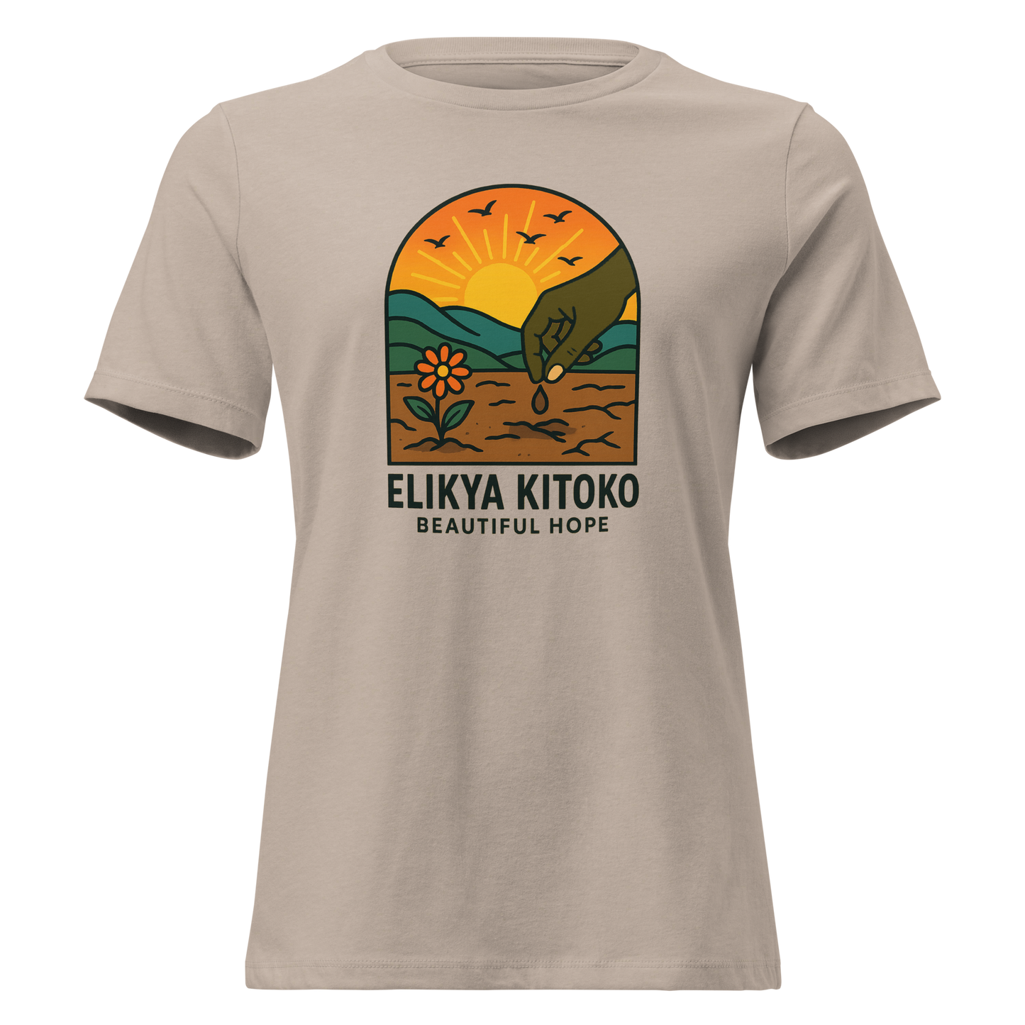 Women's Relaxed T-Shirt ✨ Elikya Kitoko – L’Espoir est Beau ✨